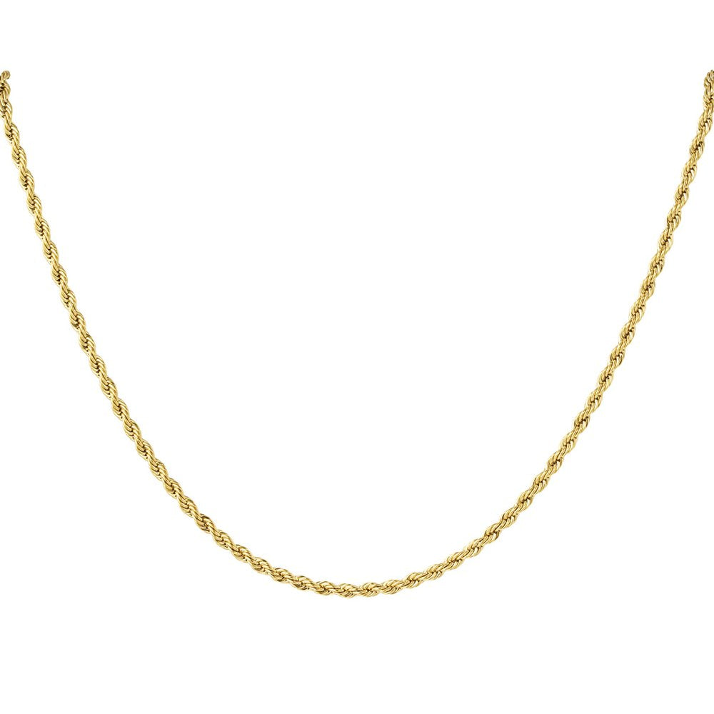 Giro Halskette in gold mit Kette im gedrehten Kordel-Look.