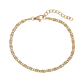 Juno Armband in gold aus einer filigranen Gliederkette.