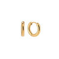 Liv Ohrringe in gold, kleine basic creolen.