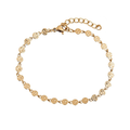 Rumi Armband mit einer Kette bestehend auf kleinen unregelmässigen Scheiben.